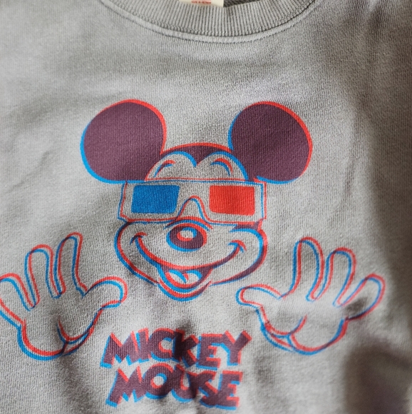 Uniqlo Gray Mickey Mouse sweater - Picture 5 of 14